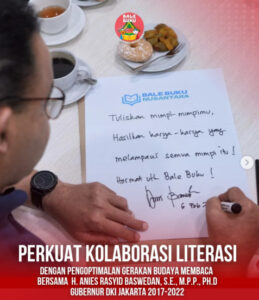 Terima Kasih Pak ‪Anies Baswedan‬ atas semangat, inspirasi dan ucapan Nya